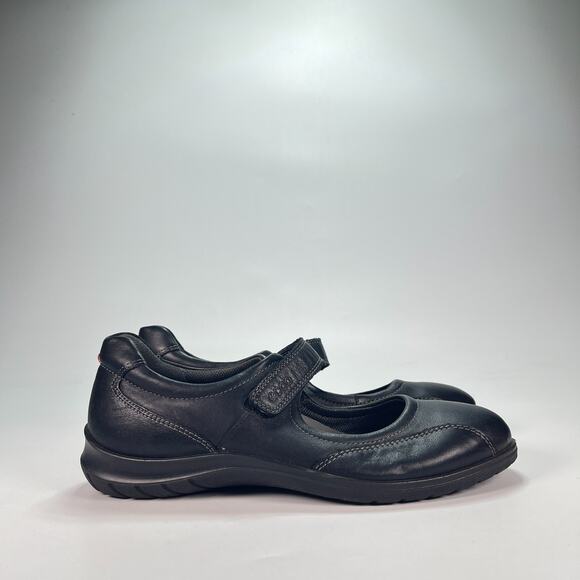 Ecco Shoes - ECCO Dash Mary Jane Black Leather Comfort Flats Shoes Women's Size US 8.5 EU 39